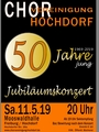 Plakat Jubiläumskonzert 2019